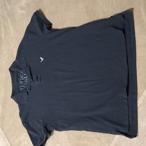 American Eagle Mens black polo medium shirt